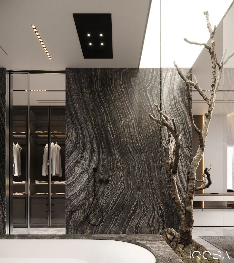 乌克兰 IQOSA 工作室打造野性公寓,粗犷与精致的完美融合-117