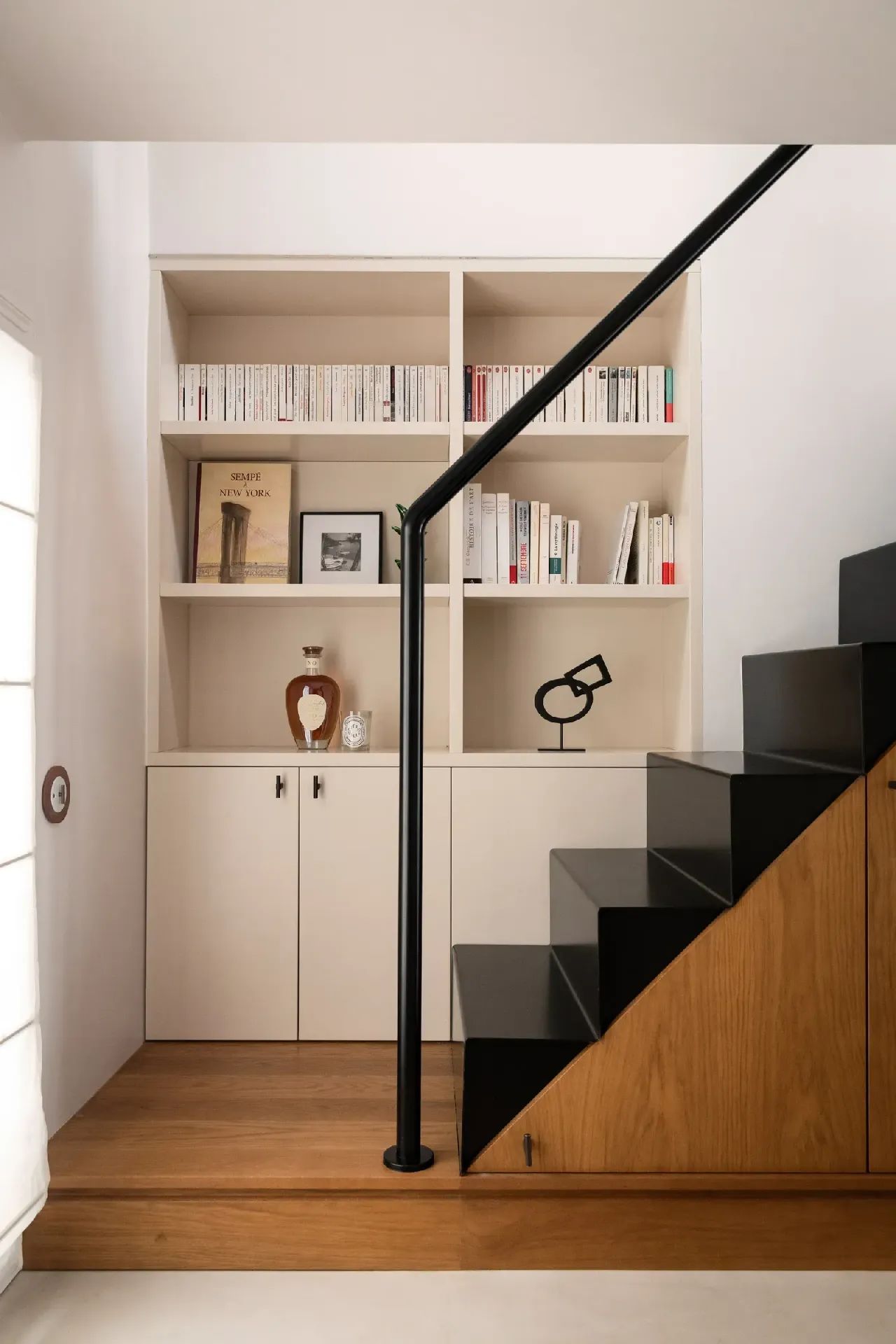 50㎡巴黎小复式公寓设计丨法国巴黎丨Pauline Lorenzi Boisrond-9