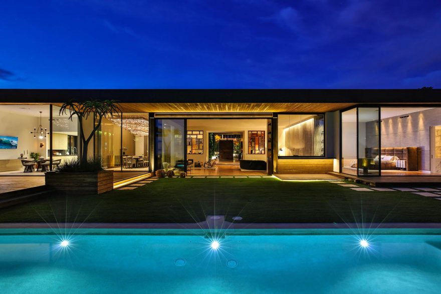 Warm, industrial and sophisticated environment of a Beverly Hills one story house by Mayes Office CAANdesign Architecture and home design blog-19