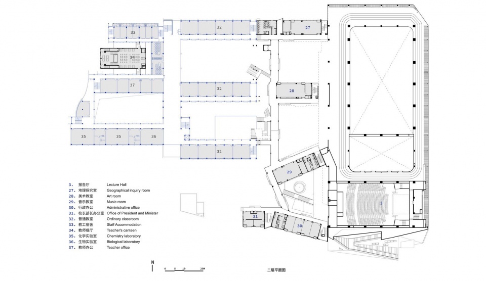 红岭中学石厦校区改扩建丨中国深圳丨土木石建筑设计事务所-130