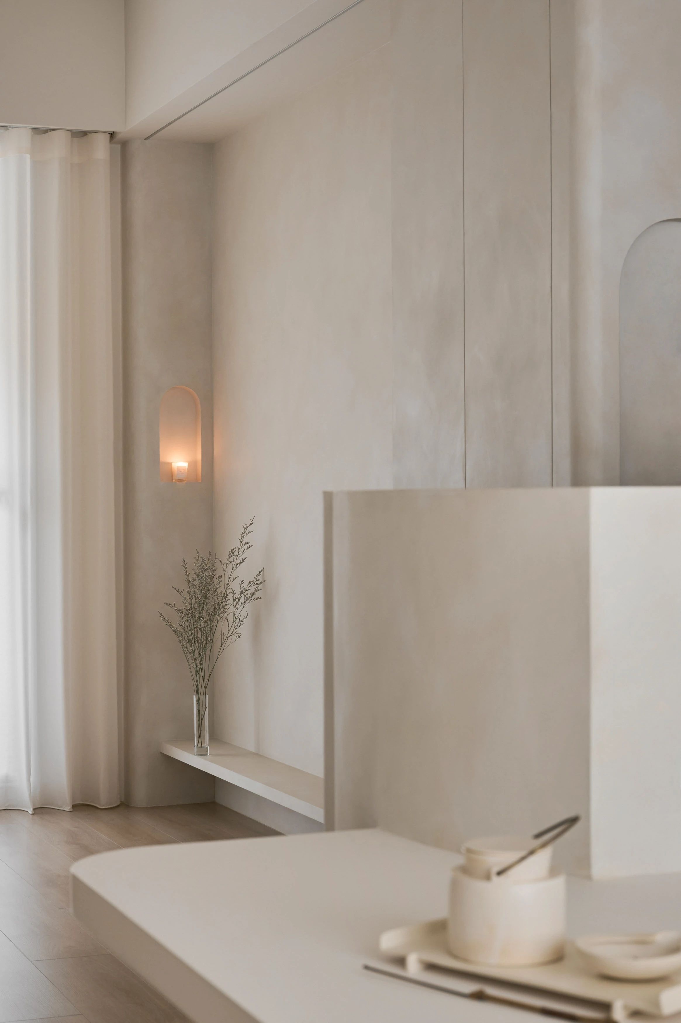 温润奶油风居家空间丨寓子设计-15