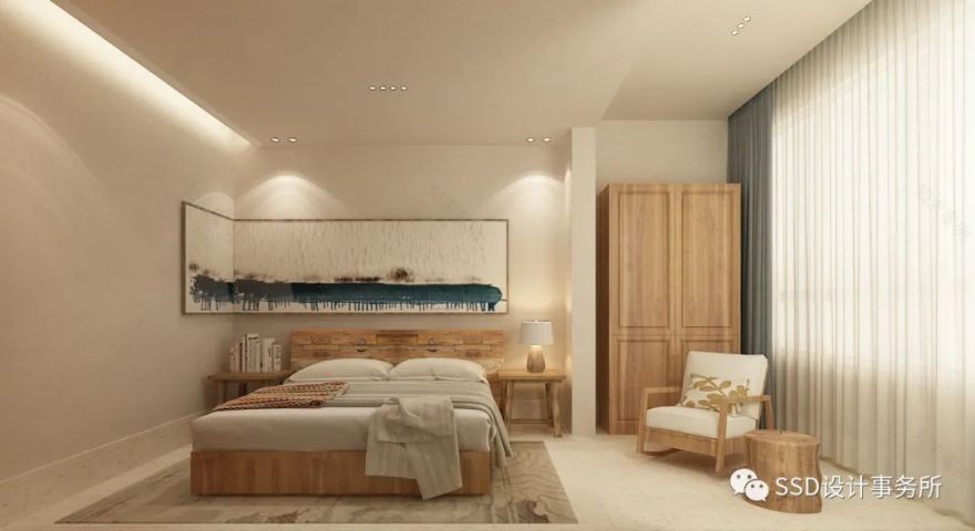 大地色调的现代家居,寻觅和谐与宁静-56