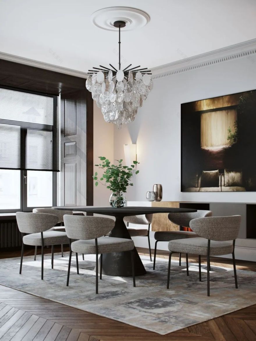 中性灰色英伦风,双胞胎家庭住宅设计-10