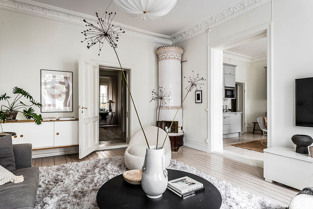 哥德堡舒适北欧风格公寓-12