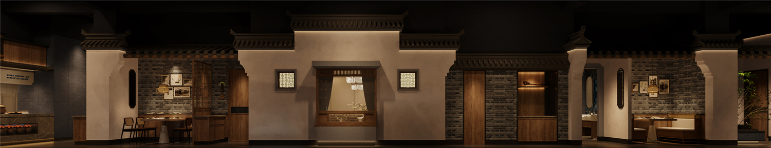 《淳圆外》餐厅 · 现代简约的新式徽派设计-25