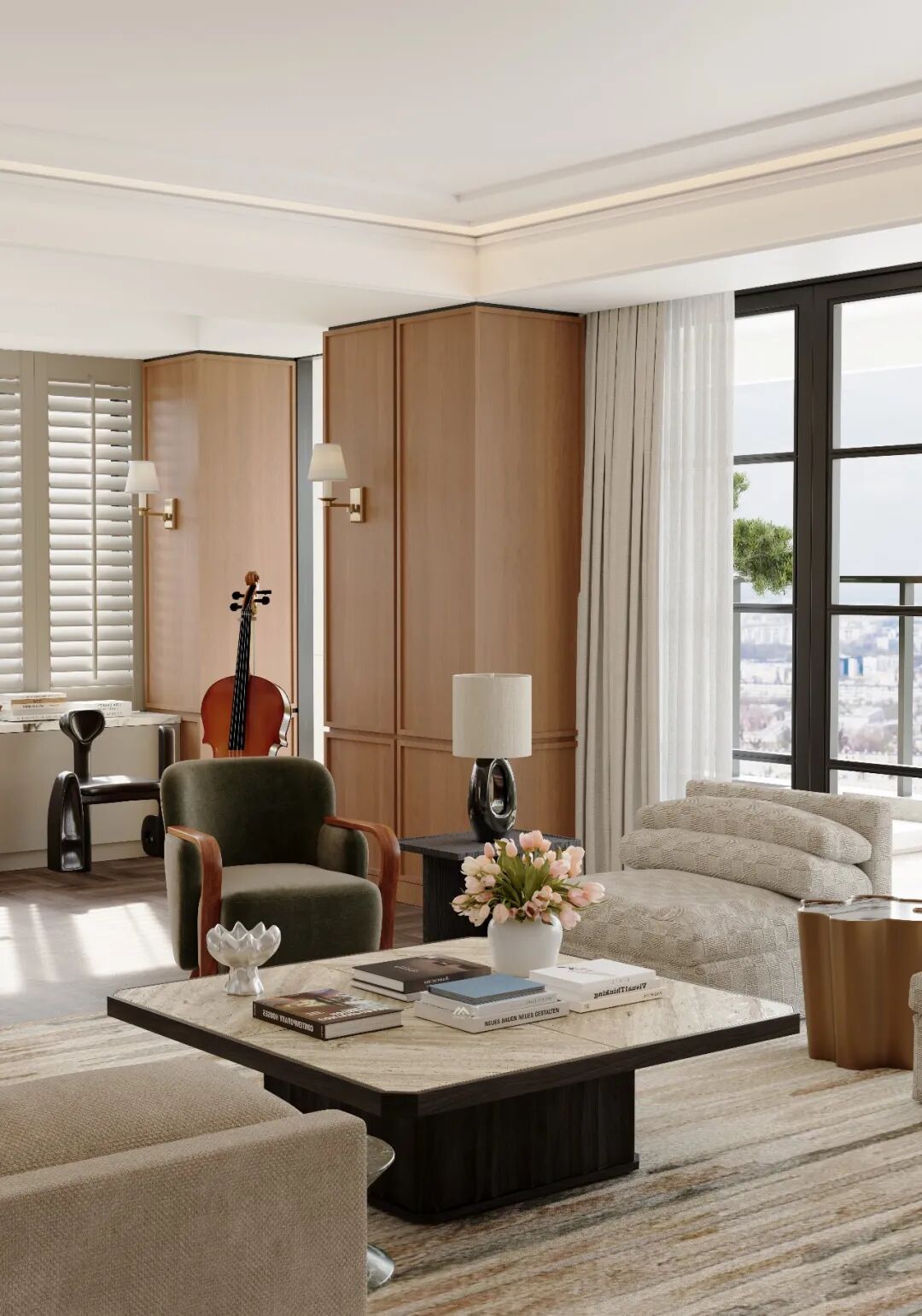 深圳400㎡大平层设计丨中国深圳丨HOMBLE红柏设计-24