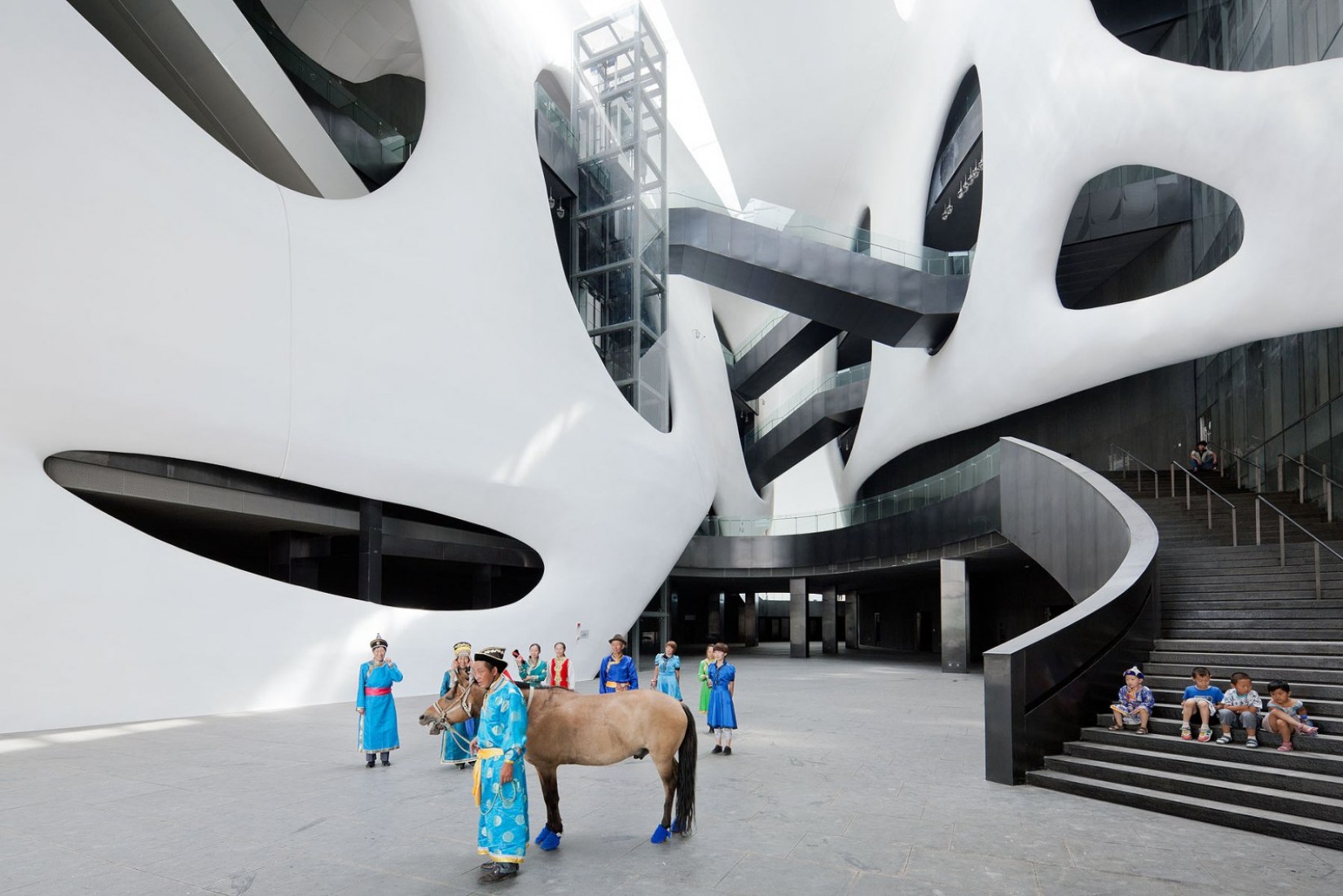 鄂尔多斯博物馆（Ordos Museum）丨蒙古丨MAD建筑事务所-5