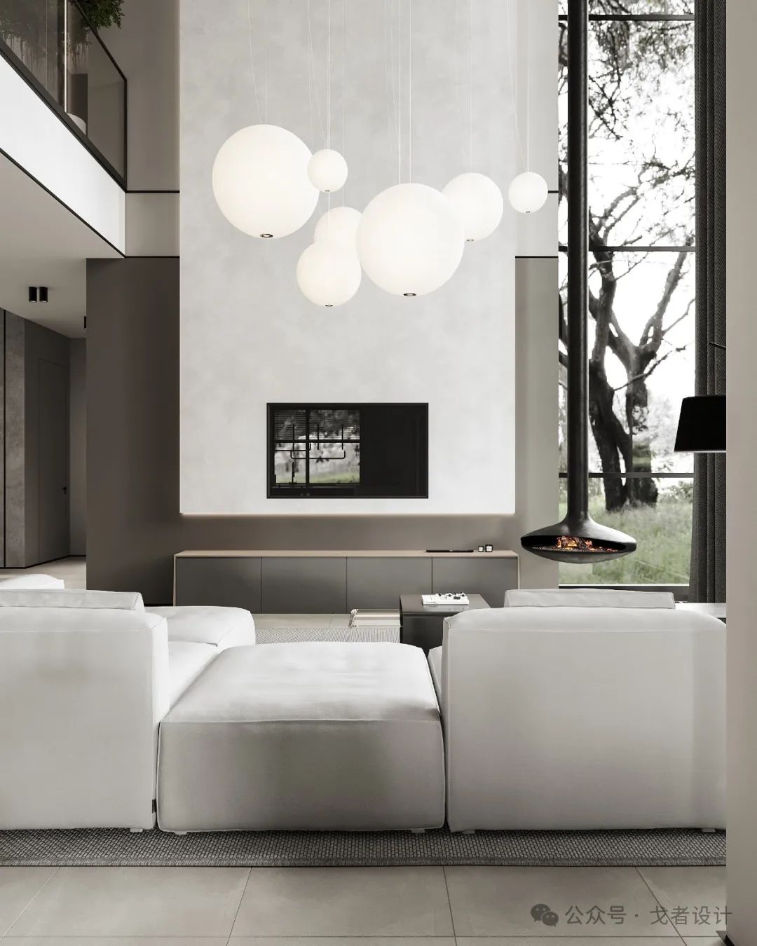 现代高级别墅空间|北京戈者设计-4