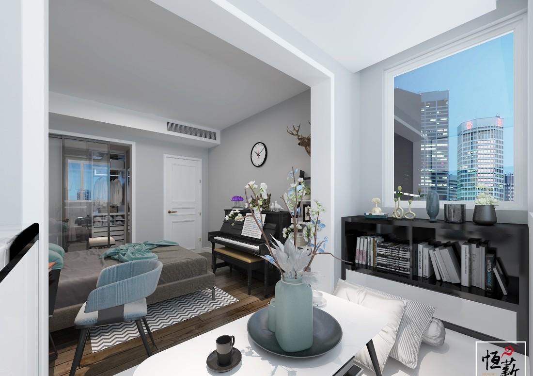 潍坊昌乐农商行住宅楼 北欧风格室内设计解读-15