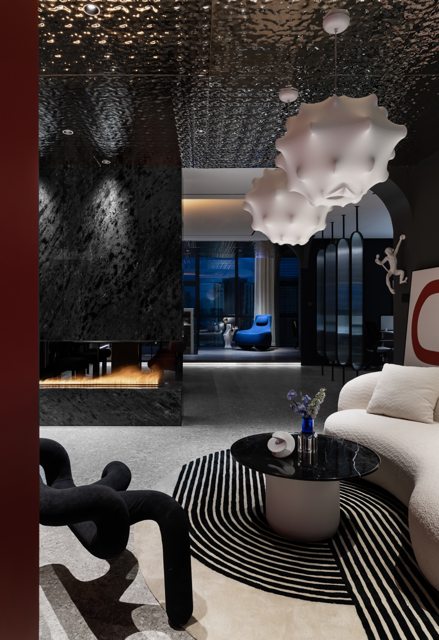 万融城办公室丨中国杭州丨中轶清庭装饰设计-5