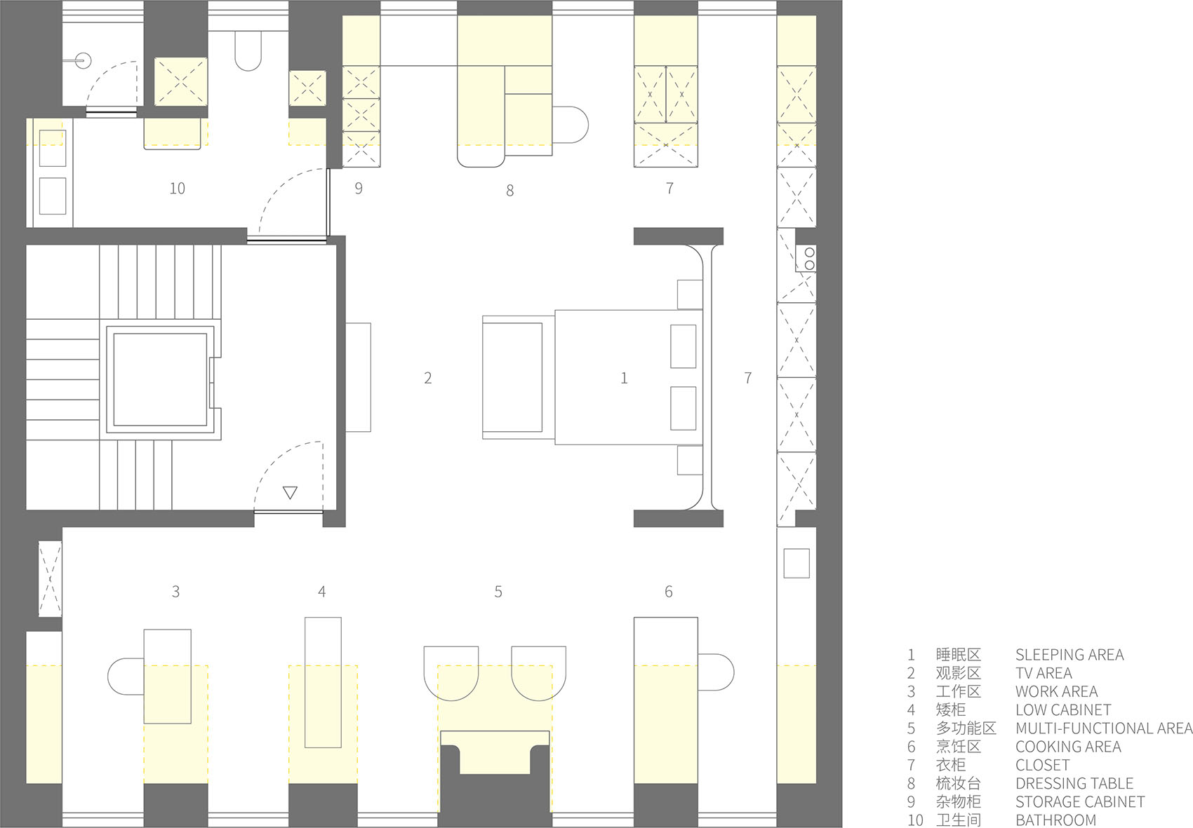 孟莎顶阁楼居所丨中国上海丨栖斯设计-46