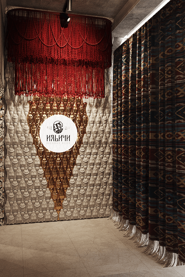 НАСЛЕДЗЬЕ(HERITAGE)餐厅室内设计项目丨白俄罗斯维捷布斯克丨Maryia Matsiash (ANIKIИA)-40