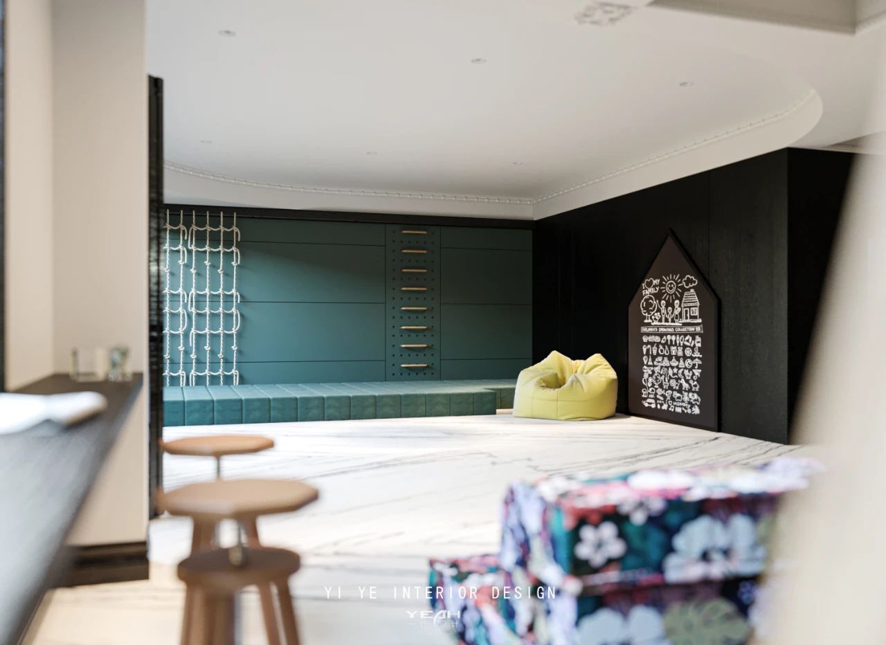 银丽高尔夫 550m² 法式丨一野设计-12