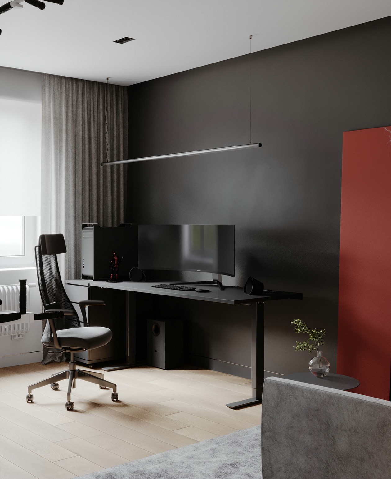 83平 现代极简空间设计！-5