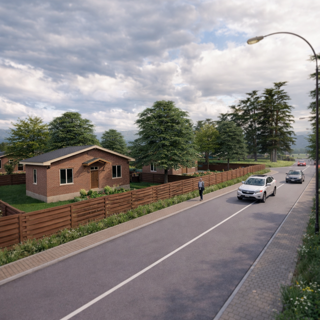 Visualization of a cottage village-2