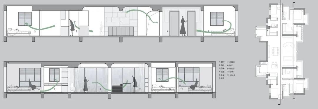 深圳薄荷设计五室二厅丨中国深圳丨深圳薄荷室内设计-4