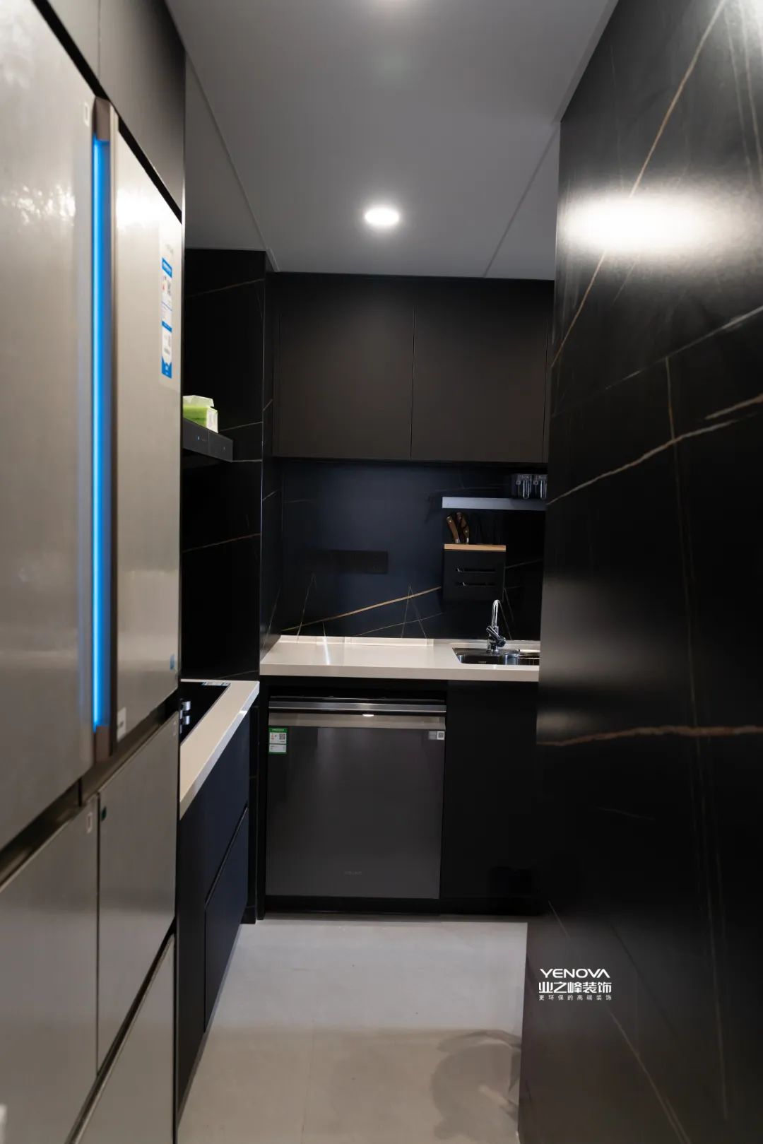 意式轻奢绘东方,80㎡简雅写意居-25