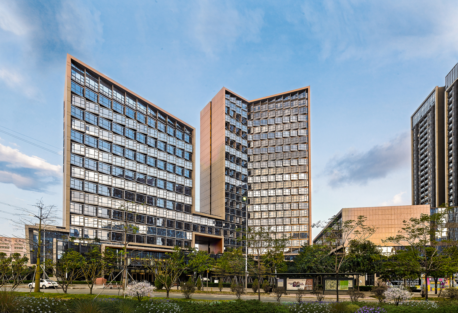 深圳鸿基新都商务中心·深航鹏逸酒店丨中国深圳丨筑博设计-17