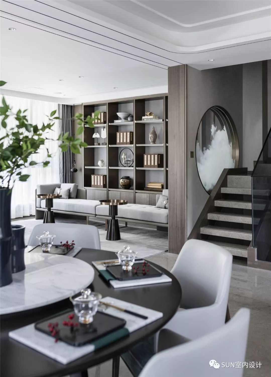 中南江山府 | 现代中式风格的山水之居-34