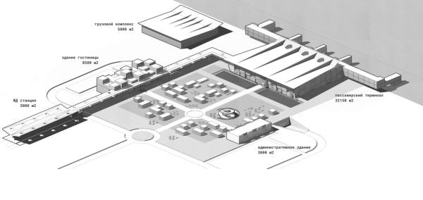 ОмскФёдоровка机场“冰雪像素化”项目丨俄罗斯丨Nefa architects-30
