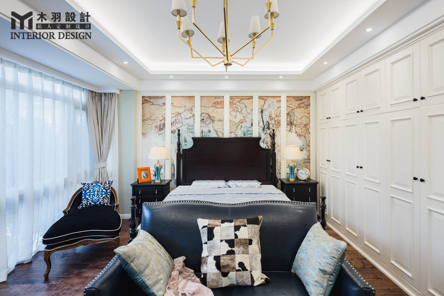 武汉木羽设计-- 梦湖香郡别墅新古典风-19