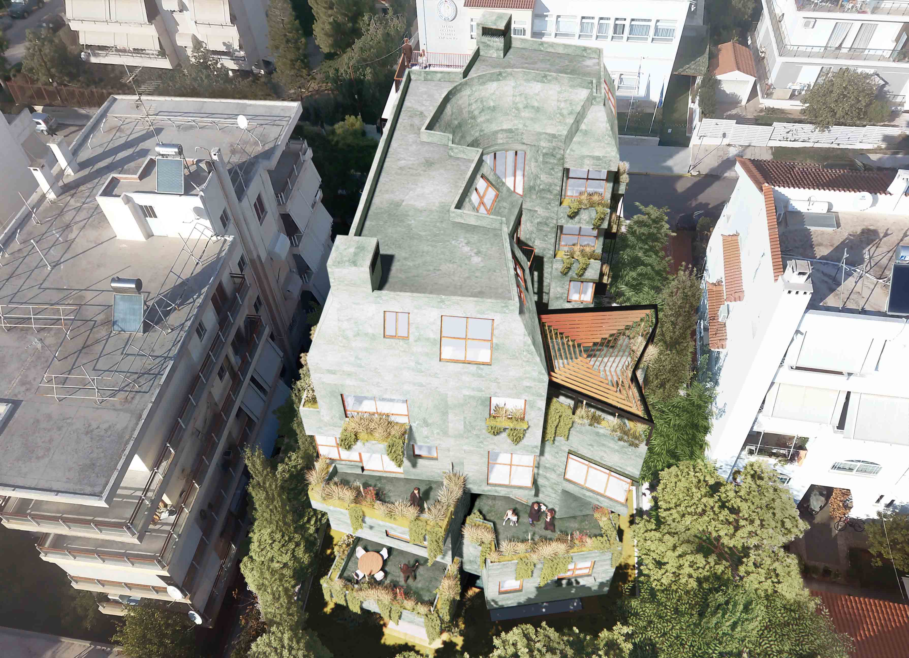 Glyfada I 公寓楼丨Oikonomakis Siampakoulis architects-9