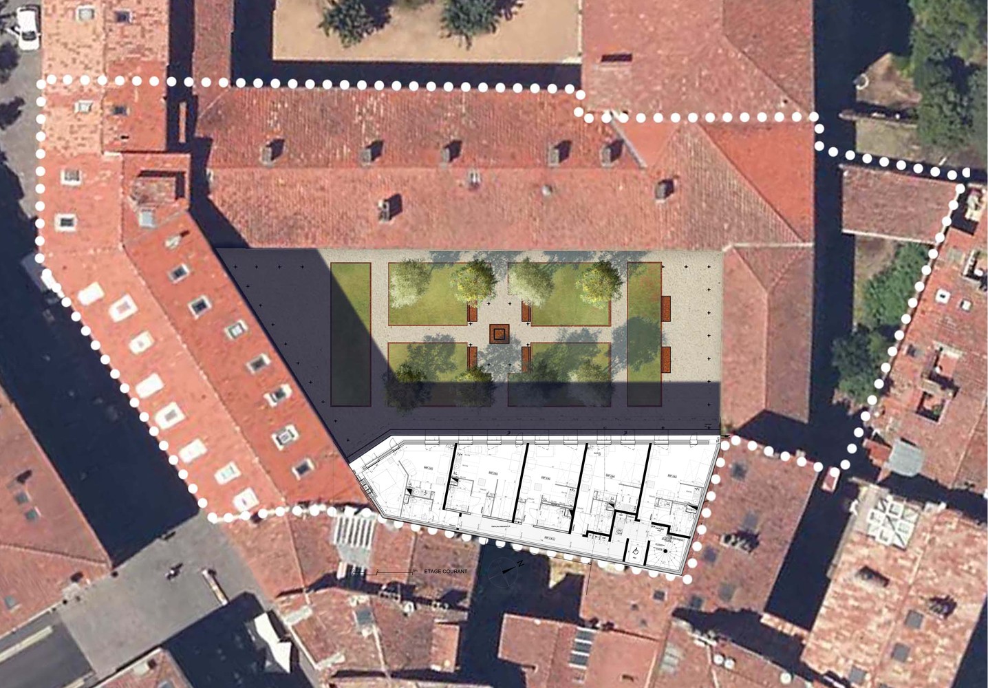 18 套公寓翻新丨法国图卢兹丨Letellier Architectes-27