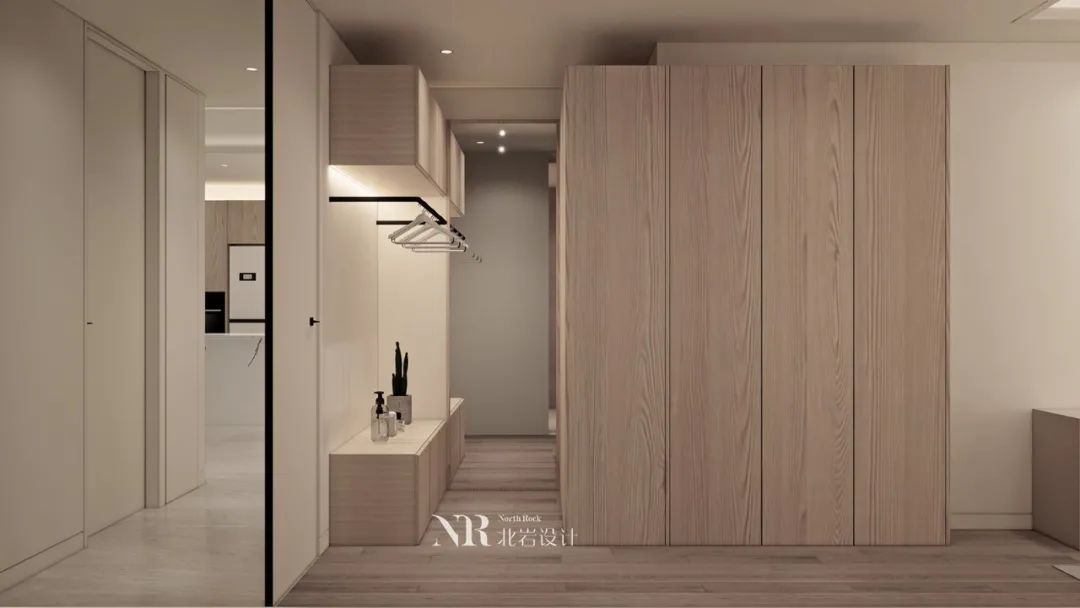 南京河西金茂府简约大平层设计丨中国南京丨北岩设计-35