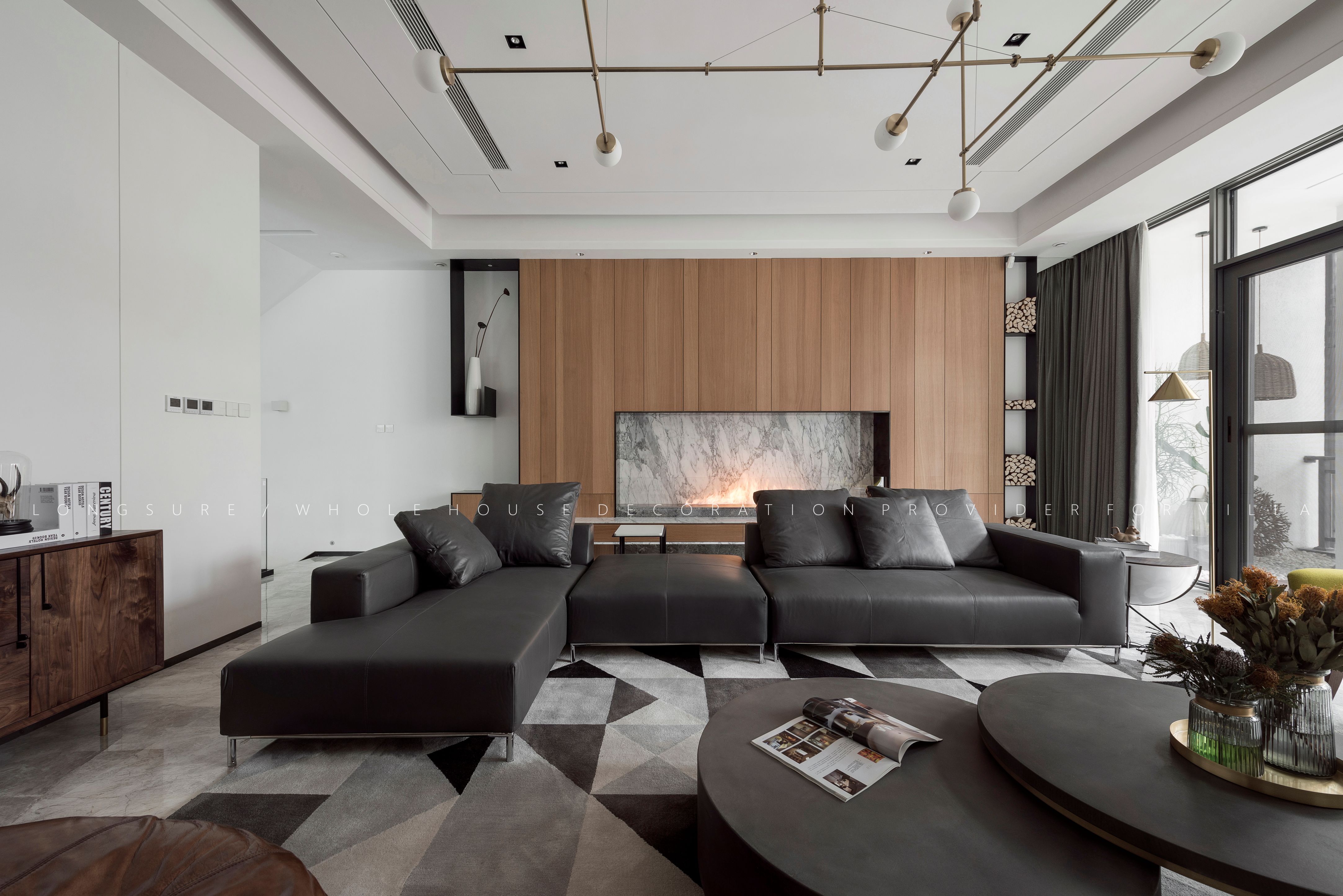 成都朗墅豪宅定制 | 实木整装的艺术-26