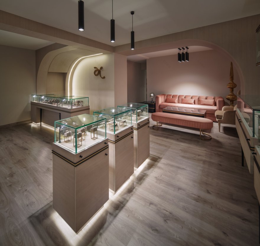 Dhandia 珠宝店设计丨Design Ethics Architecture Studio-15