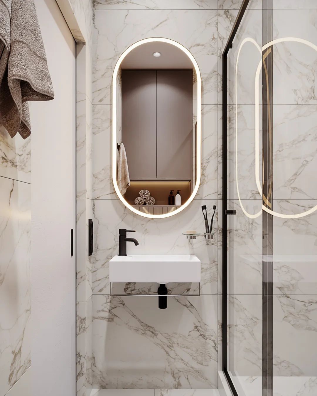 现代简约轻奢住宅丨BODES Studio-86