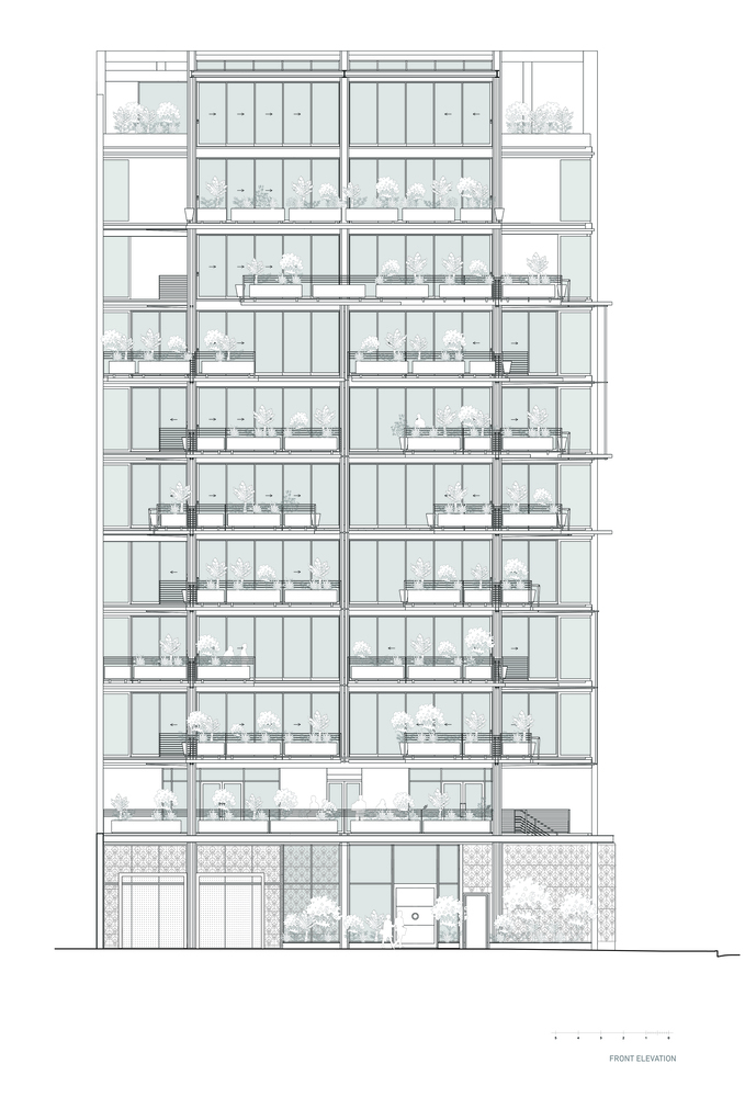 垂直绿洲 · 哥斯达黎加 San José 的 Gardenia 公寓丨Studio Saxe-54