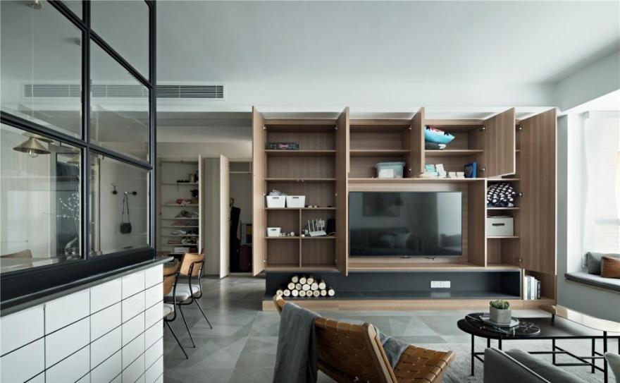 北欧轻工业风的家 | 小空间变大空间的魔法设计-23