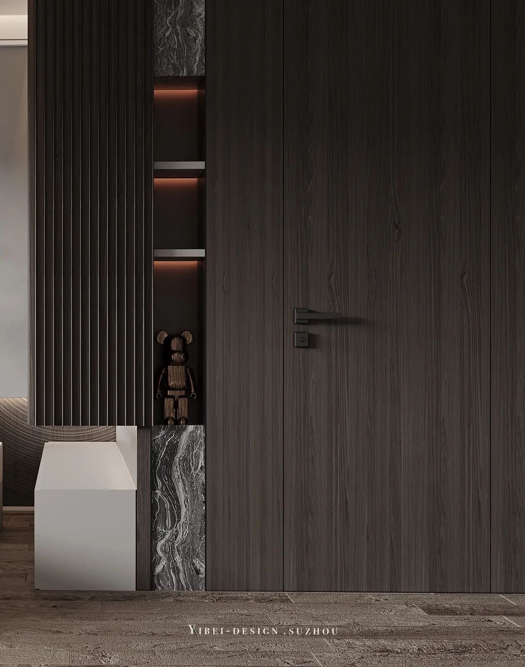 黑白灰之间 · 苏州一贝设计家装案例丨中国苏州-25