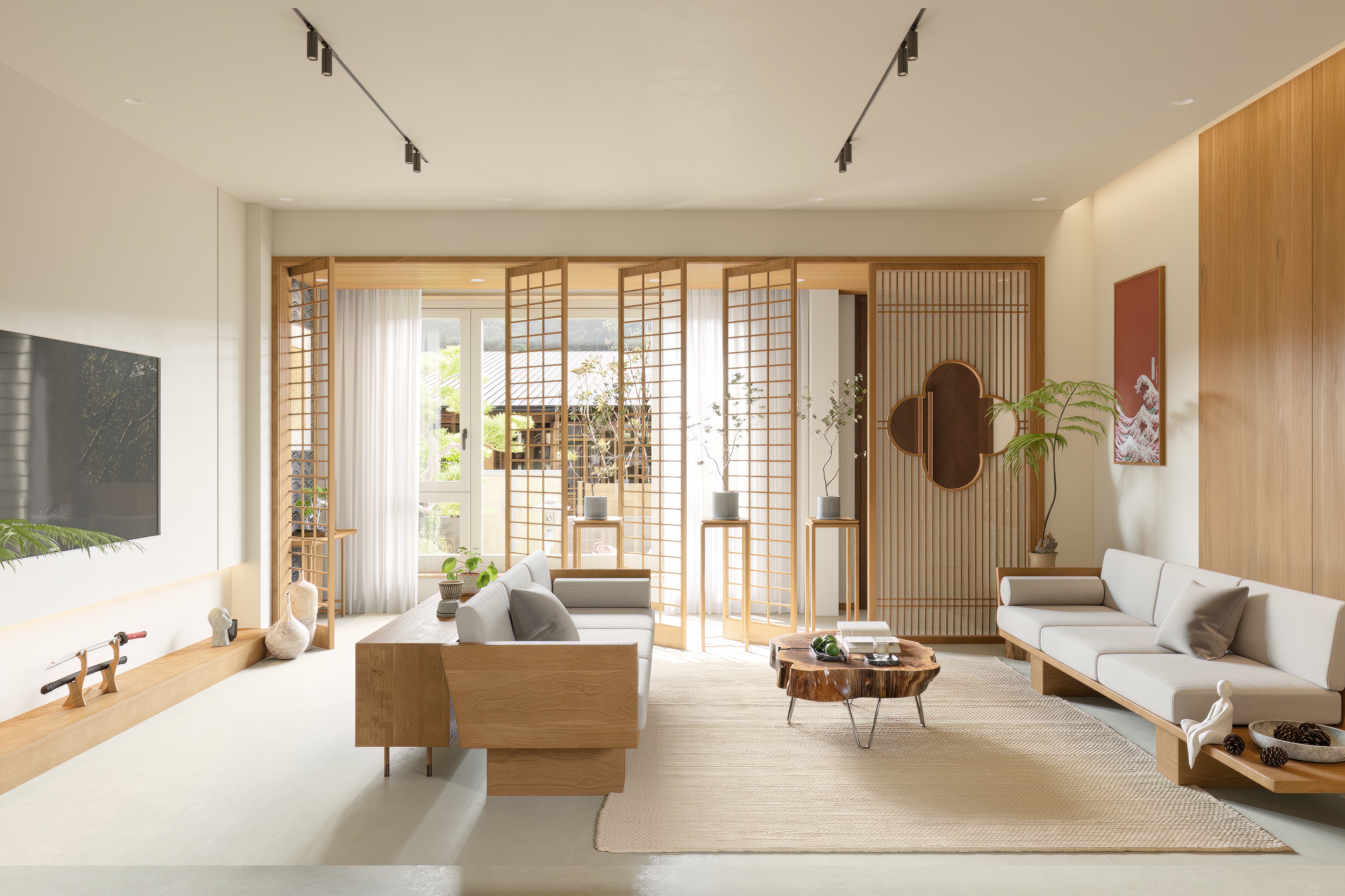 日式原木风效果表现-3