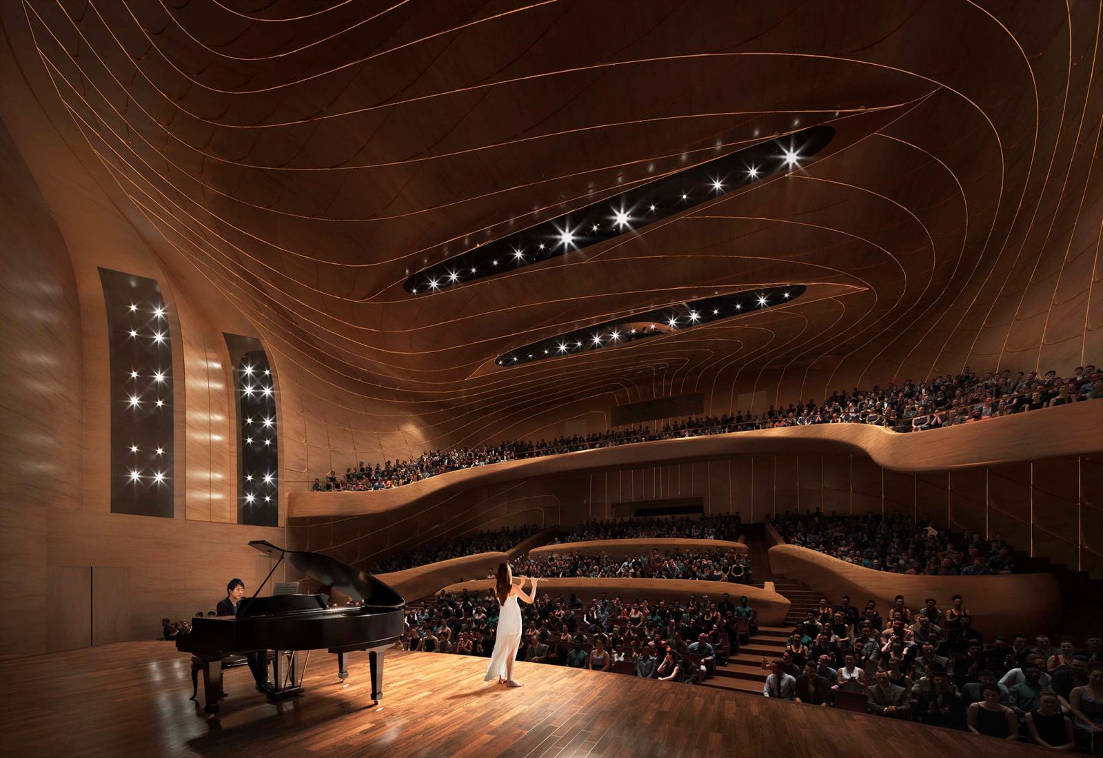 安吉文化艺术中心丨中国湖州丨MAD Architects-35