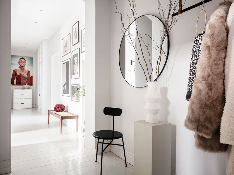 Gothenburg 魅力白公寓，女性化温馨设计-29