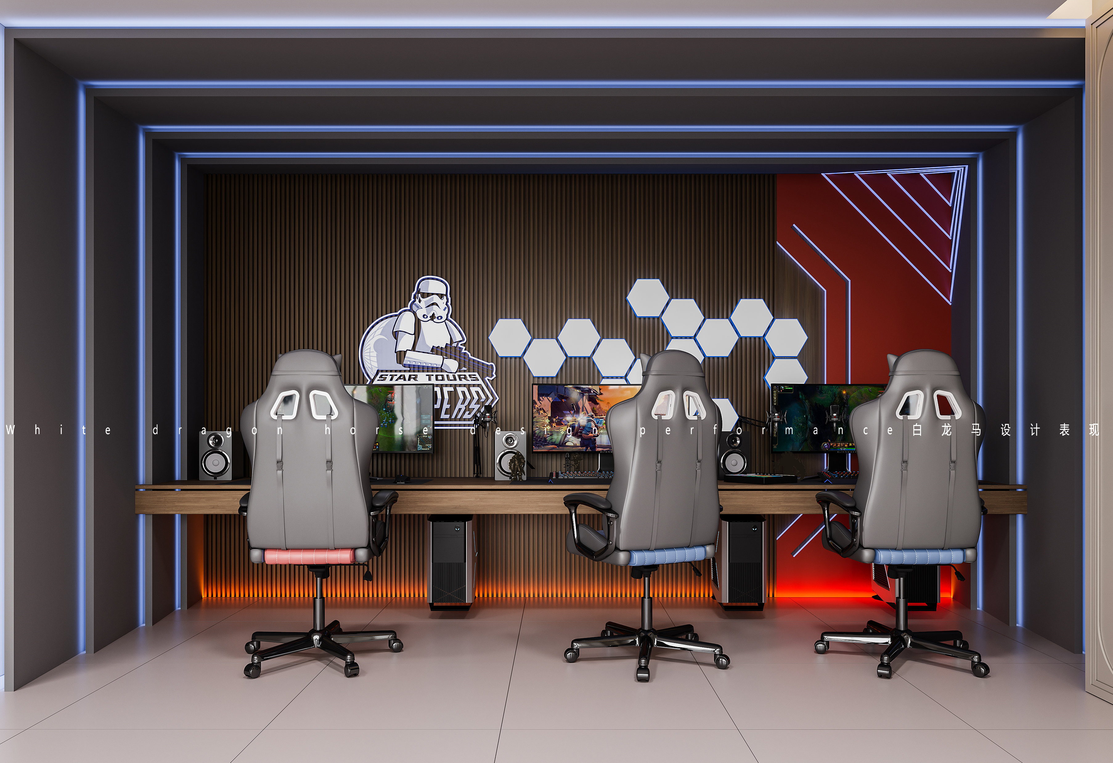 挑空别墅——白龙马效果图-5