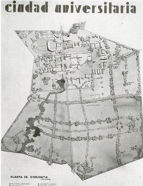 墨西哥城大学城（Ciudad Universitaria）丨墨西哥墨西哥城丨Enrique del Moral,Mario Pani-22