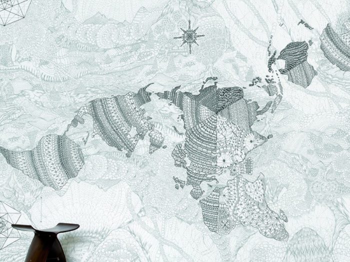 ウォールデコレーション −1−壁紙やモビールでアートな空間を彩る | Interior | 100%LiFE-8