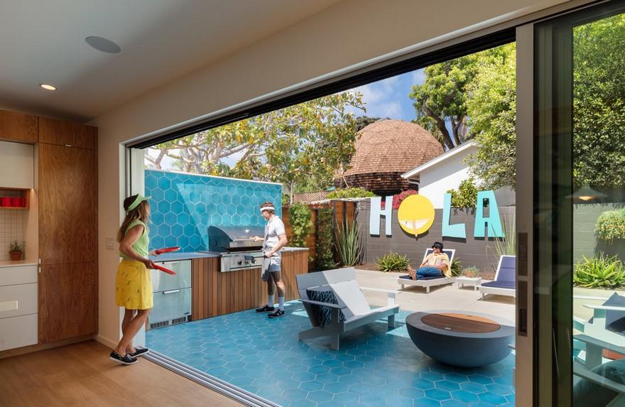 加州卡迪夫牧场现代海滨住宅-14