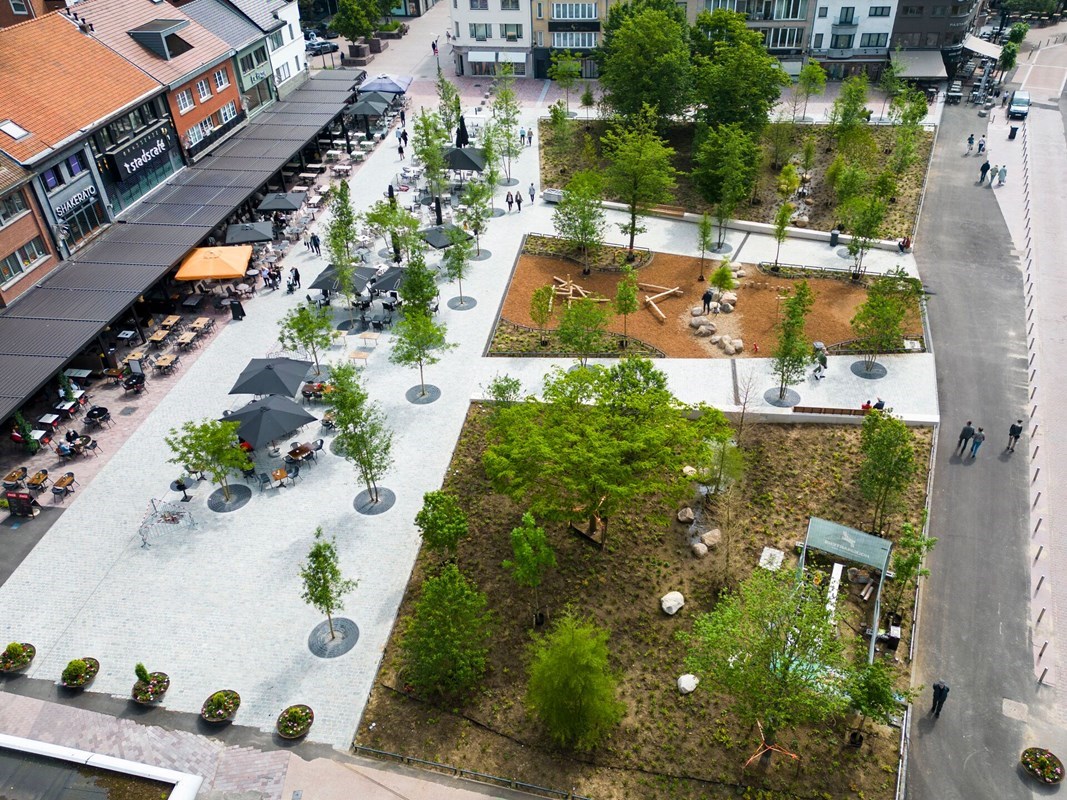 Genk市中心广场绿化改造项目（含大广场等）丨比利时丨Bureau Bas Smets-2