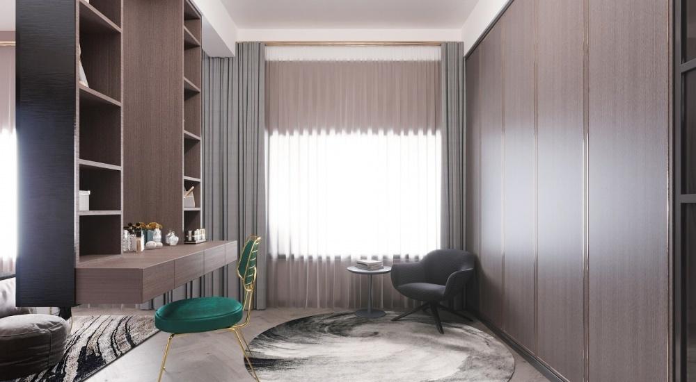 红而不灼·美式轻奢,演绎纯粹本质的温馨家居-20