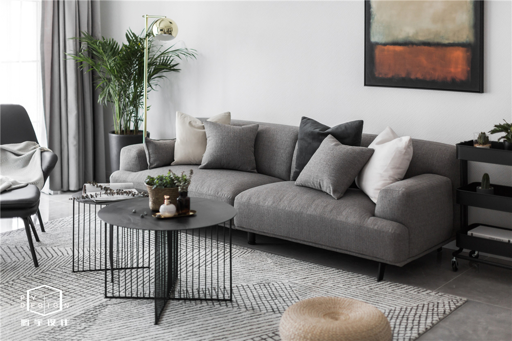 110㎡北欧风极致空间，黑白演绎生活艺术-11