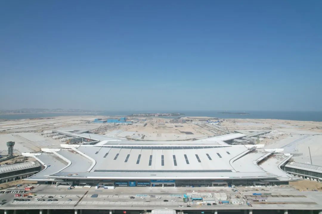 央视聚焦！中建八局厦门翔安国际机场航站楼项目建设加速推进-129