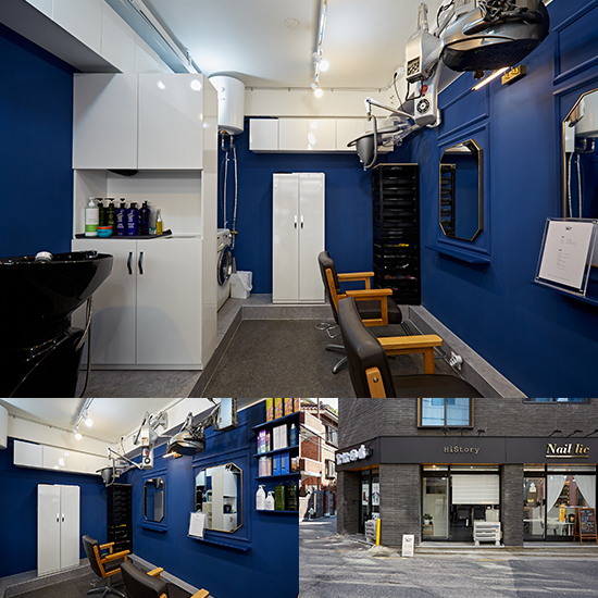 6 坪美容室的设计革命 | 蓝色点亮空间-1
