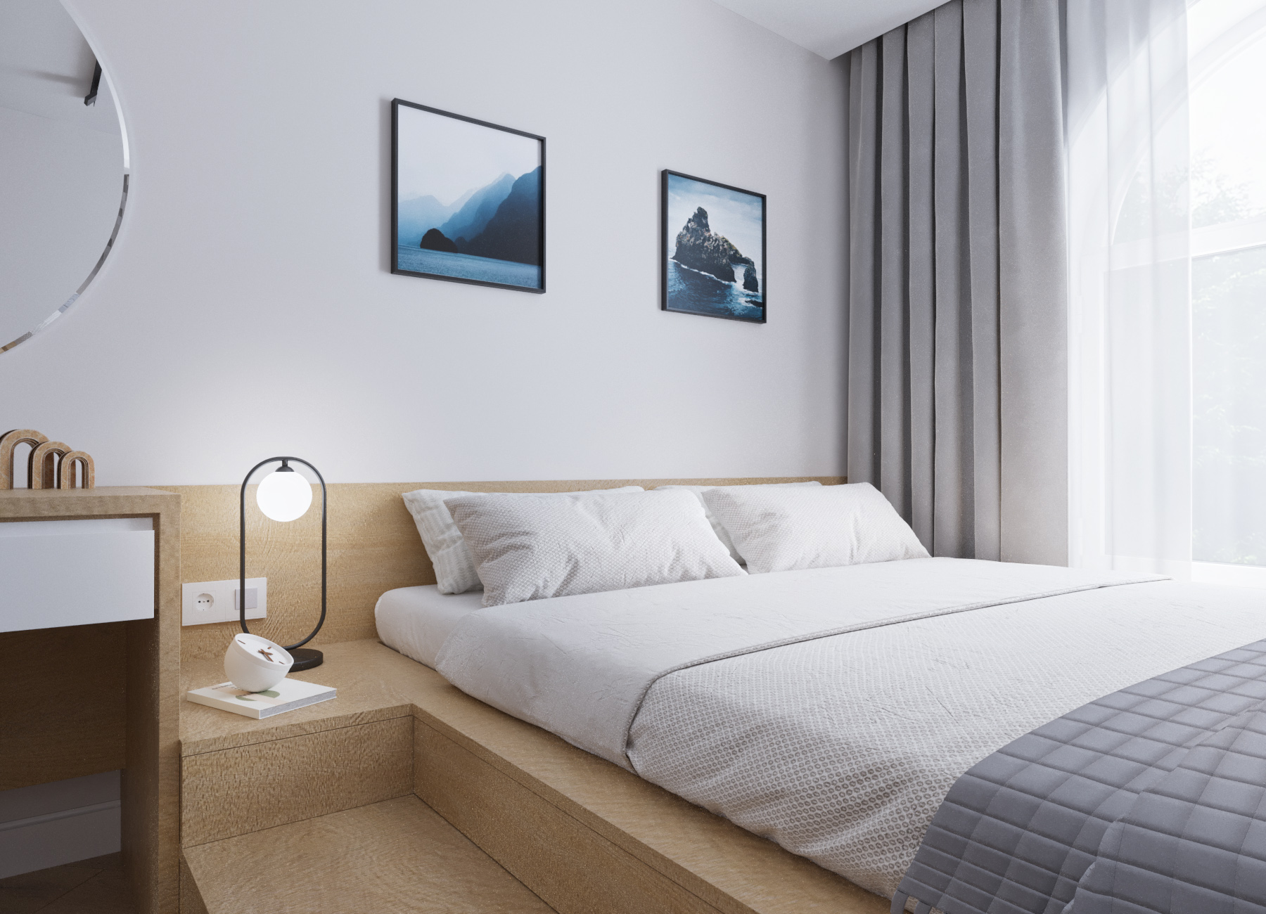 Design apartment with attic 100m2. Tashkent-26