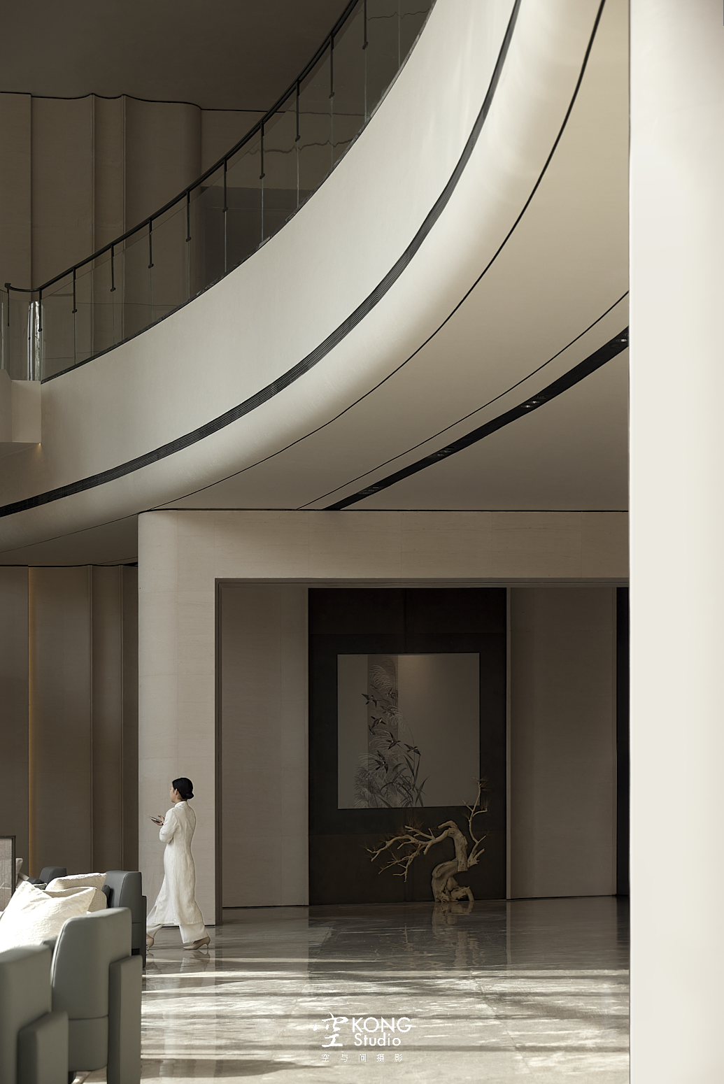 华润置地港宸润府销售中心丨内构筑设计-4