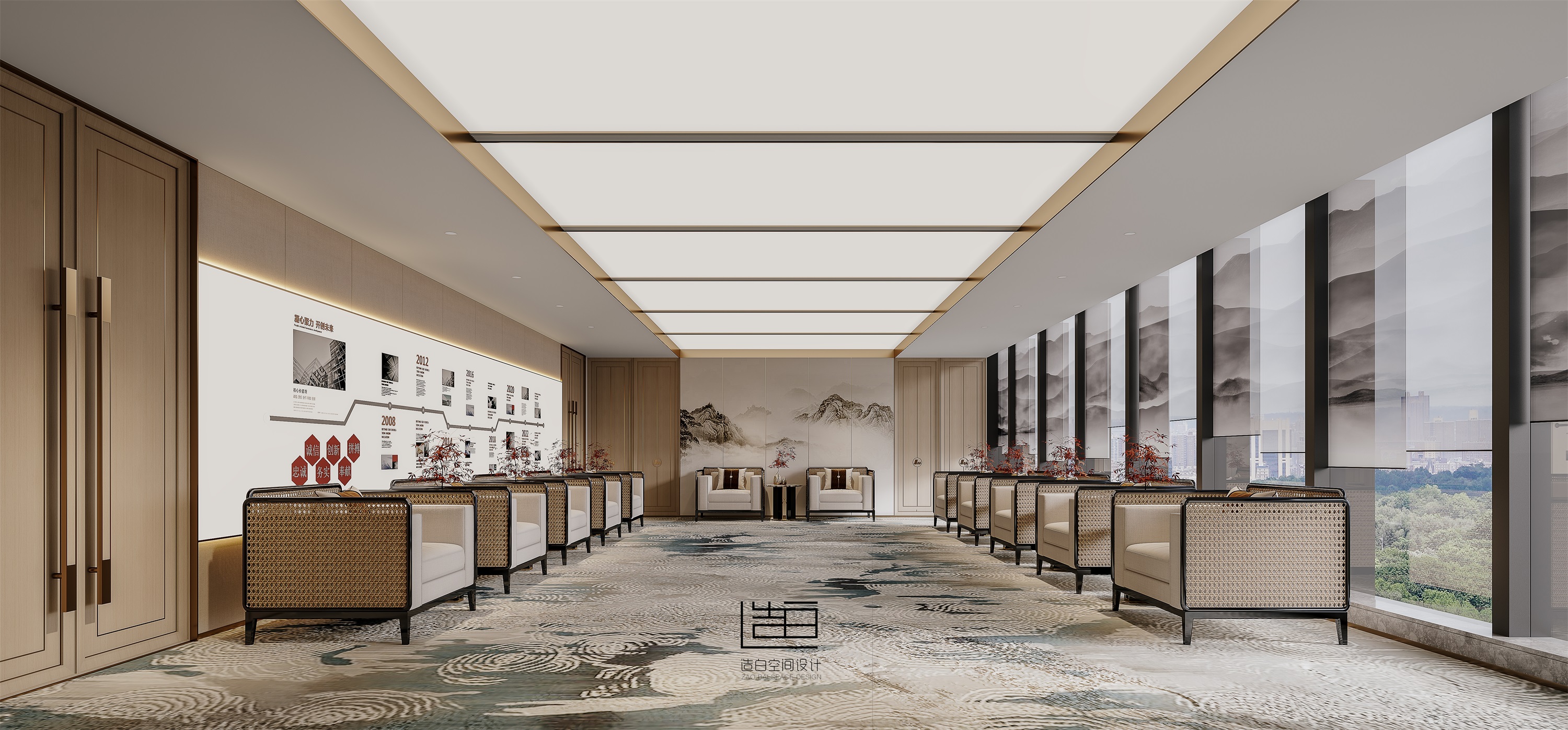 招商办公设计表现丨中国温州丨四川成都造白空间设计有限公司,四川欣闻装饰工程有限公司-13