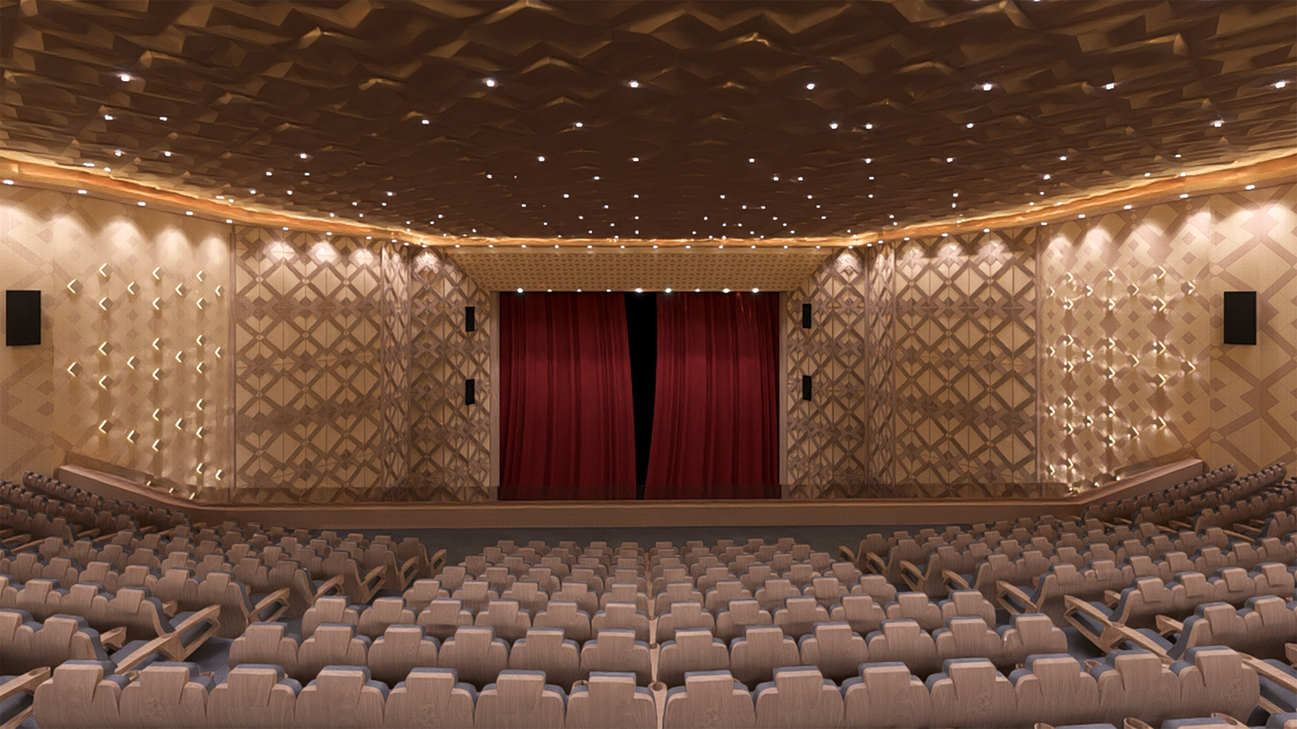 Theatre Interior Design in KSA - GRAND AUDITORIUM-7